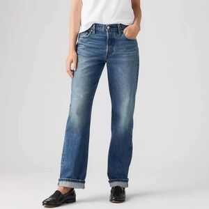 LEVI’S 501 sz 25 90’s SELVEDGE JEANS High Waist Relaxed straight in Get on Board